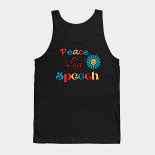 Speech language pathologist, Slp, Speech therapist, SLPA gift Tank Top